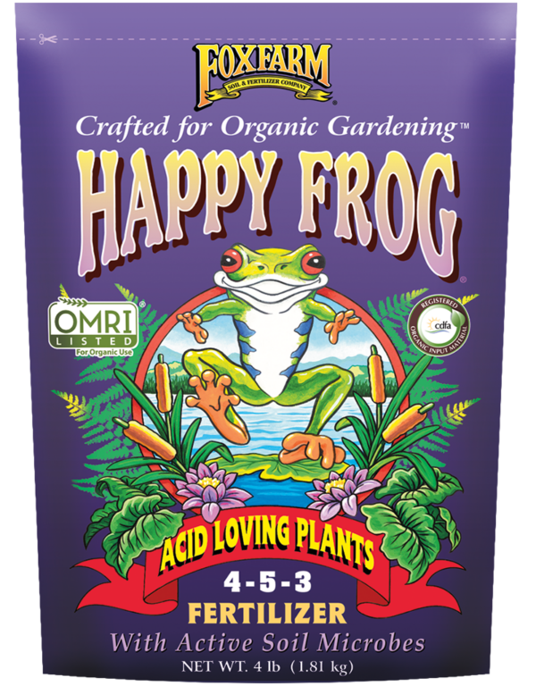 HAPPY FROG® ACID LOVING PLANTS FERTILIZER 4lb 4 - 5 - 3
