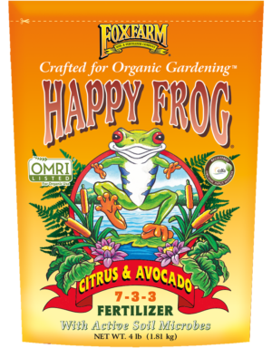 HAPPY FROG® CITRUS & AVOCADO FERTILIZER 4lb 7 - 3 - 3