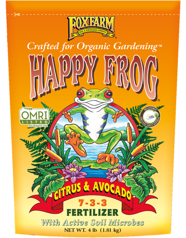 HAPPY FROG® CITRUS & AVOCADO FERTILIZER 4lb 7 - 3 - 3